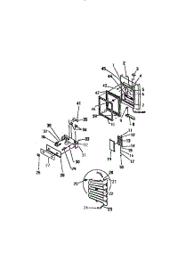 06 - Ice Door And Water Tank parts for Frigidaire Refrigerator RS249GCF2 from AppliancePartsPros.com