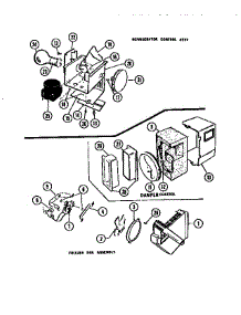 08 - Ice Dispenser parts for Frigidaire Refrigerator RS249JCV1 from AppliancePartsPros.com