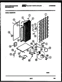 10 - System And Automatic Defrost Parts parts for Frigidaire Refrigerator RS229MCF2 from AppliancePartsPros.com