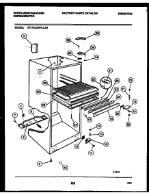 03 - Cabinet Parts parts for Frigidaire Refrigerator RT114LCD7 from AppliancePartsPros.com