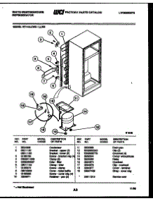 06 - System And Automatic Defrost Parts parts for Frigidaire Refrigerator RT114LLW2 from AppliancePartsPros.com