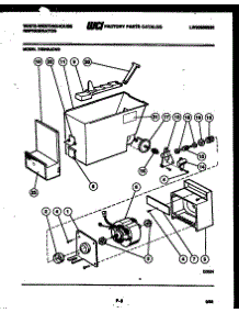 08 - Ice Dispenser parts for Frigidaire Refrigerator RS249JCW2 from AppliancePartsPros.com