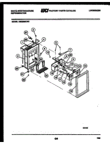 07 - Ice Door, Dispenser And Water Tank parts for Frigidaire Refrigerator RS229MCV2 from AppliancePartsPros.com