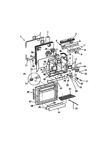 08 - Ice And Water Box parts for Frigidaire Refrigerator RS259ESF1 from AppliancePartsPros.com