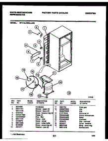 06 - System And Automatic Defrost Parts parts for Frigidaire Refrigerator RT114LCW6 from AppliancePartsPros.com