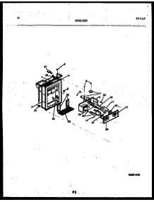 10 - Ice Door, Dispenser And Water Tank parts for Frigidaire Refrigerator RS249MCW2 from AppliancePartsPros.com
