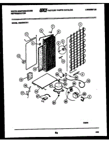 10 - System And Automatic Defrost Parts parts for Frigidaire Refrigerator RS229MCW1 from AppliancePartsPros.com