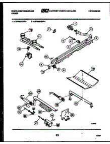 07 - Burner, Manifold And Gas Control parts for Frigidaire Range GF980KXD3 from AppliancePartsPros.com