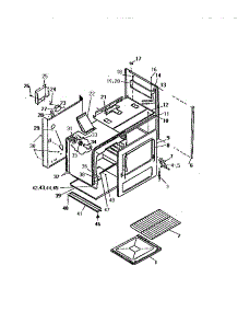 05 - Body parts for Frigidaire Range GF970HXH0 from AppliancePartsPros.com