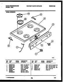 03 - Cooktop Parts parts for Frigidaire Range GF830ND4 from AppliancePartsPros.com