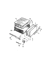 07 - Broiler Drawer parts for Frigidaire Range GF830HXF0 from AppliancePartsPros.com
