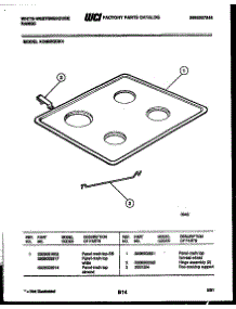03 - Cooktop Parts parts for Frigidaire Range KD860GDK4 from AppliancePartsPros.com