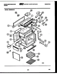04 - Body Parts parts for Frigidaire Range KD860GDK4 from AppliancePartsPros.com