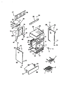 04 - Oven Cavity parts for Frigidaire Range KF100HDD1 from AppliancePartsPros.com