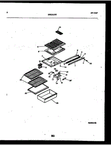 05 - Shelves And Supports parts for Frigidaire Refrigerator RT143NCWC from AppliancePartsPros.com
