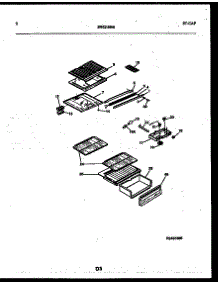 05 - Shelves And Supports parts for Frigidaire Refrigerator RT153MCW1 from AppliancePartsPros.com