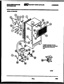 05 - System And Automatic Defrost Parts parts for Frigidaire Refrigerator RT163LCW2 from AppliancePartsPros.com