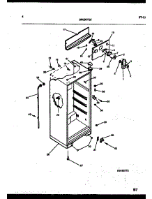 04 - Cabinet Parts parts for Frigidaire Refrigerator RT163LLH3 from AppliancePartsPros.com