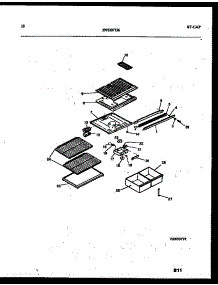06 - Shelves And Supports parts for Frigidaire Refrigerator RT163LLH3 from AppliancePartsPros.com