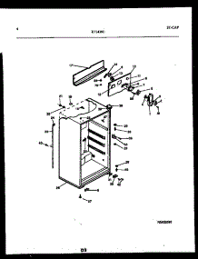 03 - Cabinet Parts parts for Frigidaire Refrigerator RT143SLD0 from AppliancePartsPros.com