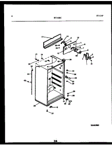 04 - Cabinet Parts parts for Frigidaire Refrigerator RT143SLD0 from AppliancePartsPros.com