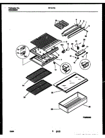04 - Shelves And Supports parts for Frigidaire Refrigerator RT151TCW0 from AppliancePartsPros.com