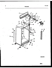 04 - Cabinet Parts parts for Frigidaire Refrigerator RT156NLD0 from AppliancePartsPros.com