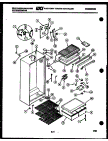 03 - Cabinet Parts parts for Frigidaire Refrigerator RT163GCFA from AppliancePartsPros.com