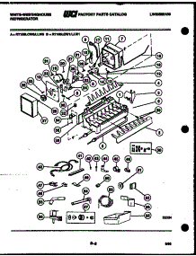 05 - Ice Maker And Installation Parts parts for Frigidaire Refrigerator RT155LLD1 from AppliancePartsPros.com