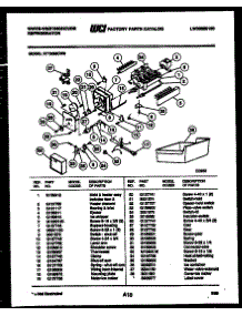 06 - Ice Maker Parts parts for Frigidaire Refrigerator RT155MCW0 from AppliancePartsPros.com