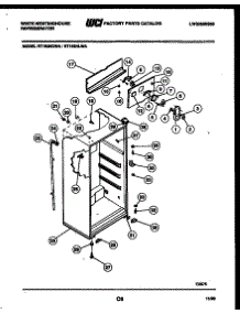 03 - Cabinet Parts parts for Frigidaire Refrigerator RT163NLDA from AppliancePartsPros.com