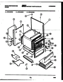 03 - Body Parts parts for Frigidaire Range KF214KDW2 from AppliancePartsPros.com