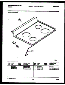 05 - Cooktop Parts parts for Frigidaire Range KF320JDH5 from AppliancePartsPros.com