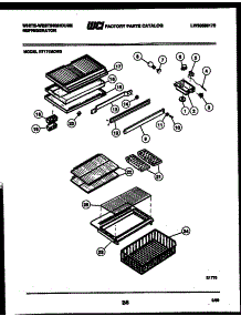 04 - Shelves And Supports parts for Frigidaire Refrigerator RT171MCW0 from AppliancePartsPros.com