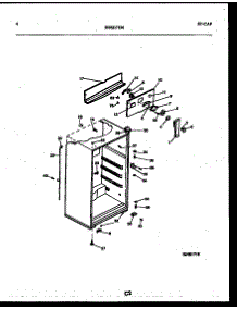 03 - Cabinet Parts parts for Frigidaire Refrigerator RT171NCW1 from AppliancePartsPros.com