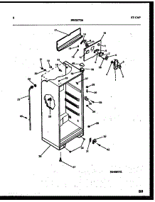 05 - Cabinet Parts parts for Frigidaire Refrigerator RT163LCW3 from AppliancePartsPros.com