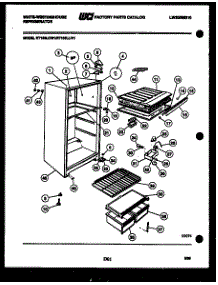 03 - Cabinet Parts parts for Frigidaire Refrigerator RT164LCF0 from AppliancePartsPros.com