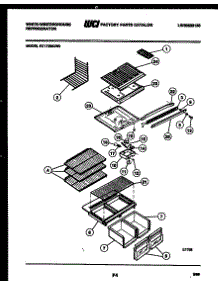 04 - Shelves And Supports parts for Frigidaire Refrigerator RT173MCF0 from AppliancePartsPros.com
