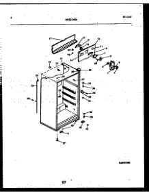 03 - Cabinet Parts parts for Frigidaire Refrigerator RT171NCW0 from AppliancePartsPros.com