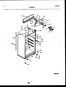 04 - Cabinet Parts parts for Frigidaire Refrigerator RT171NCW0 from AppliancePartsPros.com