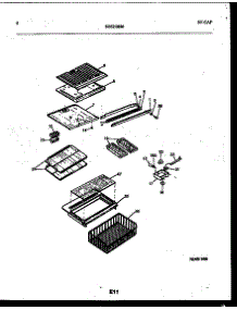 05 - Shelves And Supports parts for Frigidaire Refrigerator RT171NCW0 from AppliancePartsPros.com