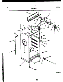 04 - Cabinet Parts parts for Frigidaire Refrigerator RT174NLD1 from AppliancePartsPros.com
