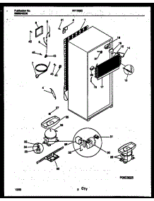 05 - System And Automatic Defrost Parts parts for Frigidaire Refrigerator RT175SCW1 from AppliancePartsPros.com