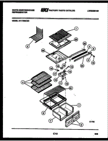 04 - Shelves And Supports parts for Frigidaire Refrigerator RT175MCH0 from AppliancePartsPros.com