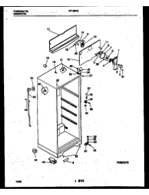 03 - Cabinet Parts parts for Frigidaire Refrigerator RT185NCW2 from AppliancePartsPros.com