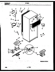05 - System And Automatic Defrost Parts parts for Frigidaire Refrigerator RT185NCW2 from AppliancePartsPros.com