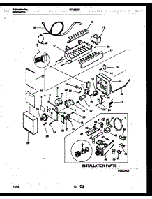 06 - Ice Maker And Installation Parts parts for Frigidaire Refrigerator RT185NCW2 from AppliancePartsPros.com