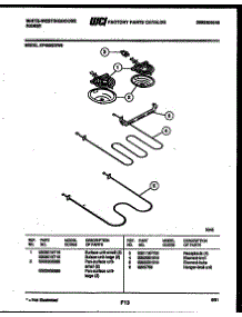 04 - Broiler Parts parts for Frigidaire Range KF420GDW6 from AppliancePartsPros.com