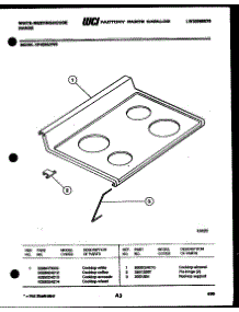 03 - Cooktop Parts parts for Frigidaire Range KF420GDV5 from AppliancePartsPros.com
