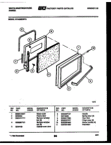 04 - Door Parts parts for Frigidaire Range KF440GDH5 from AppliancePartsPros.com